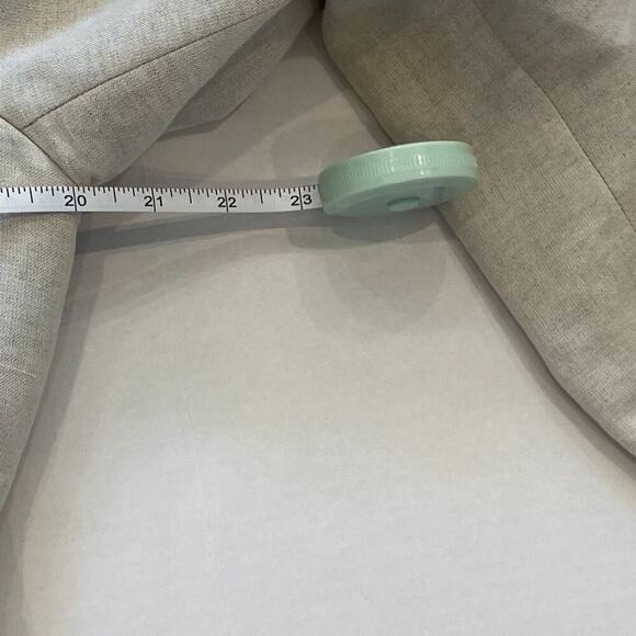 Kasper Linen Blend Tan/Neutral Belted/Tie Blazer / Jacket / Utility Pockets, 12 - Picture 13 of 16